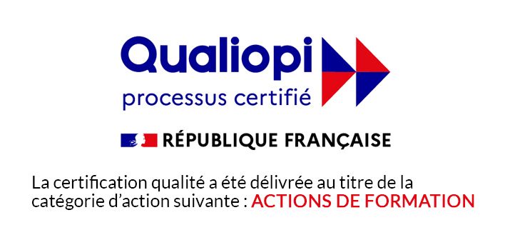 Qualiopi processus certifié République Française - La certification qualité a été délivrée au titre des actions de formation