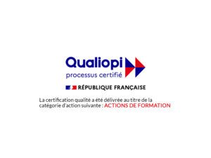 Qualiopi processus certifié République Française - La certification qualité a été délivrée au titre des actions de formation